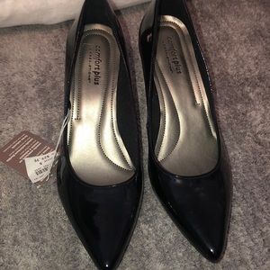 Comfort plus black heels